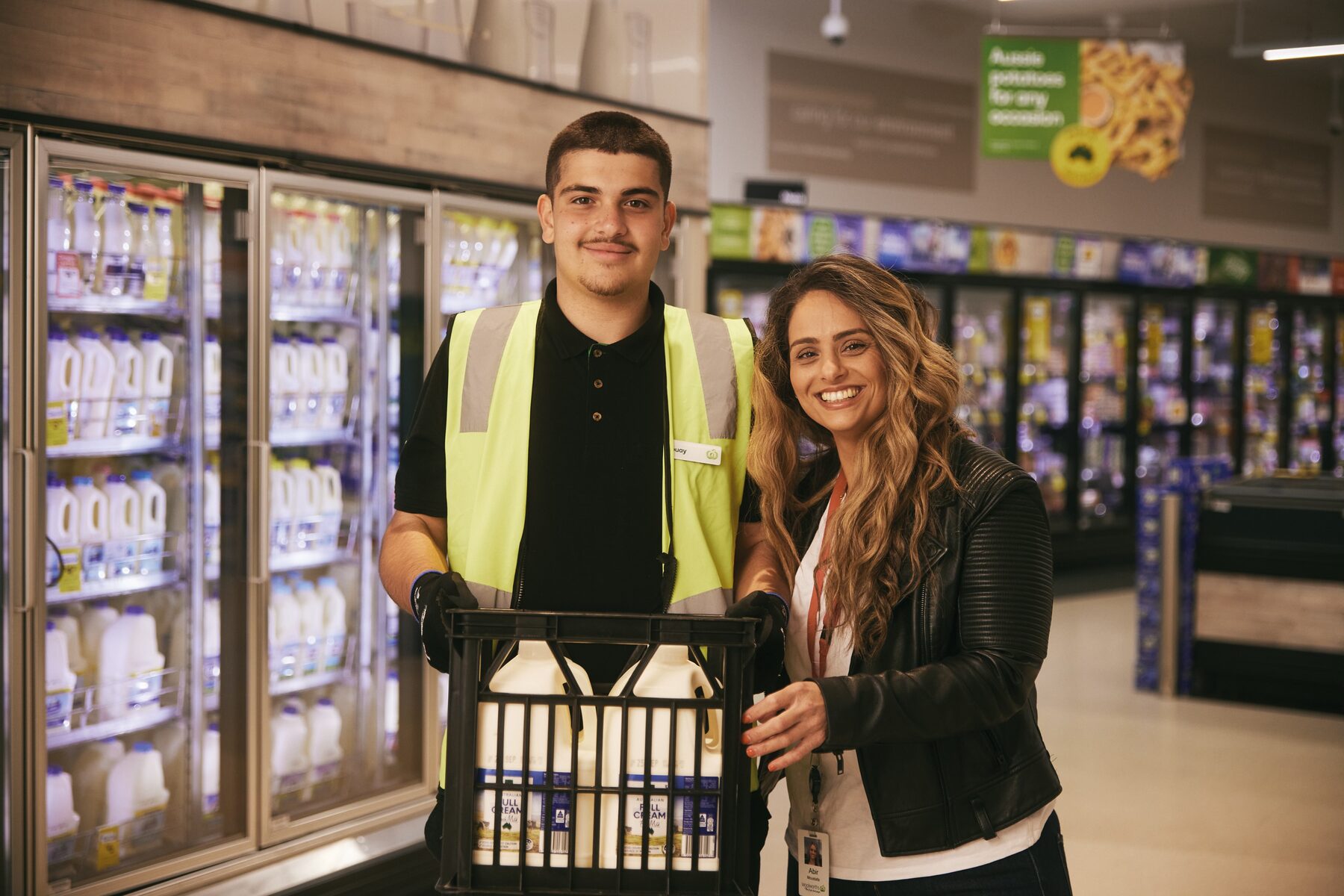 Behind the scenes of a retail team content moment